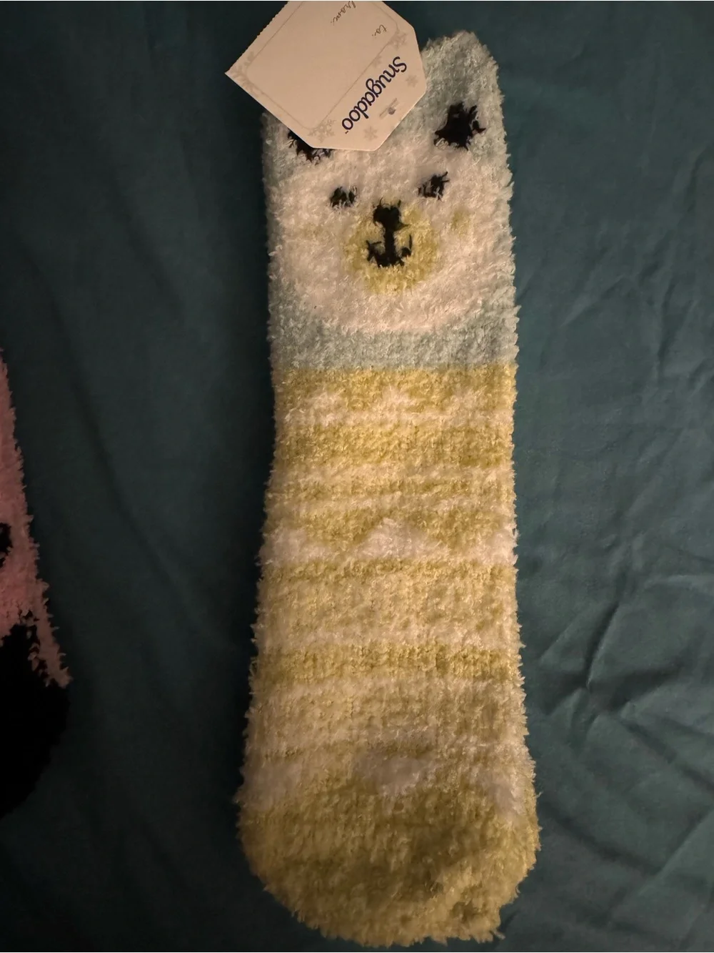 3 Pairs Of Snugadoo Adult Soft Socks Cat Dog Bear